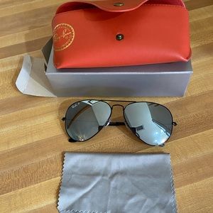 Custom Mirrored Polarized Ray-ban Aviators 😎